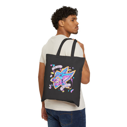 ProtonJon - Tote Bag - Trans Pride Wingstar