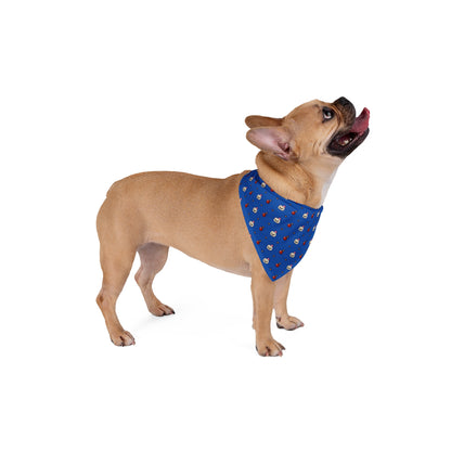 Vswed - Pet Bandana - Blue Teeth & Bomb - TantrumCollectibles.com