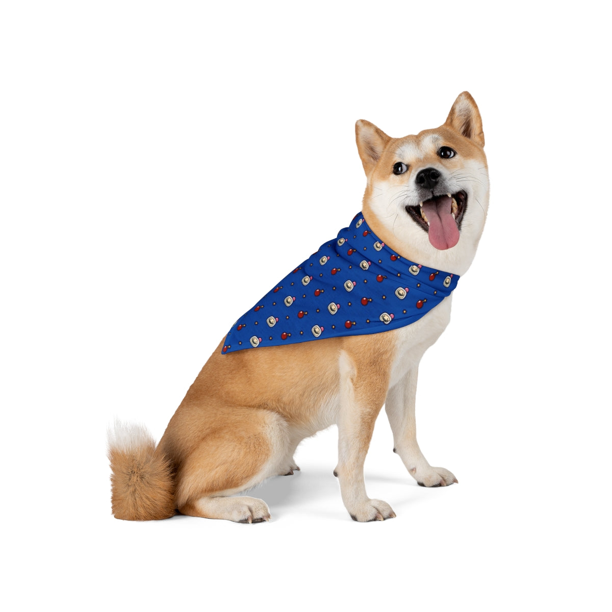 Vswed - Pet Bandana - Blue Teeth & Bomb - TantrumCollectibles.com