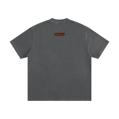 parkenharbor - Heavyweight Frayed Tee - Bedroom (Orange) - TantrumCollectibles.com