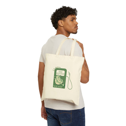 AlexNorimaki - Canvas Tote Bag - Gas Station Wiener