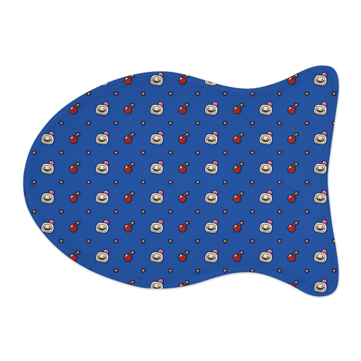 Vswed - Pet Feeding Mats - Blue Teeth & Bomb - TantrumCollectibles.com