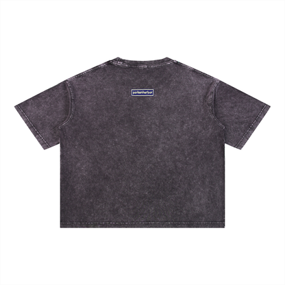 parkenharbor - Dark Mineral Wash Boxy Tee - Bedroom (Beige) - TantrumCollectibles.com