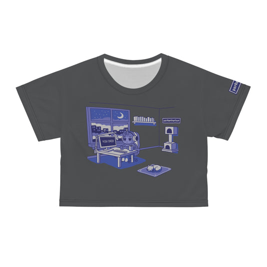 parkenharbor - Crop Tee - Purple Bedroom v.1 - TantrumCollectibles.com