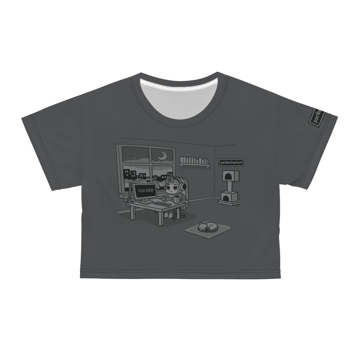parkenharbor - Crop Tee - Grey Bedroom v.1 - TantrumCollectibles.com