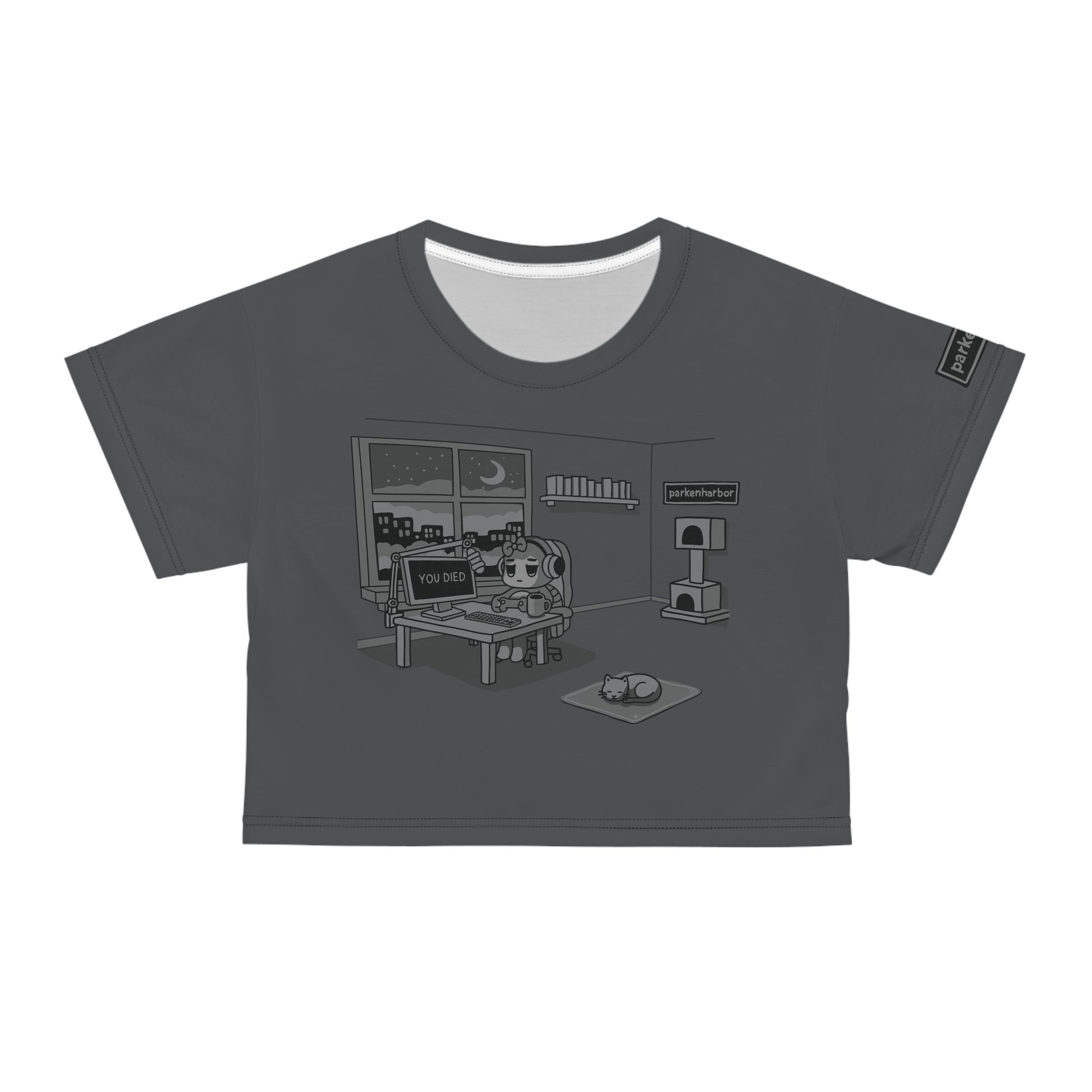 parkenharbor - Crop Tee - Grey Bedroom v.1 - TantrumCollectibles.com
