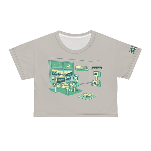 parkenharbor - Crop Tee - Green Bedroom v.1 - TantrumCollectibles.com