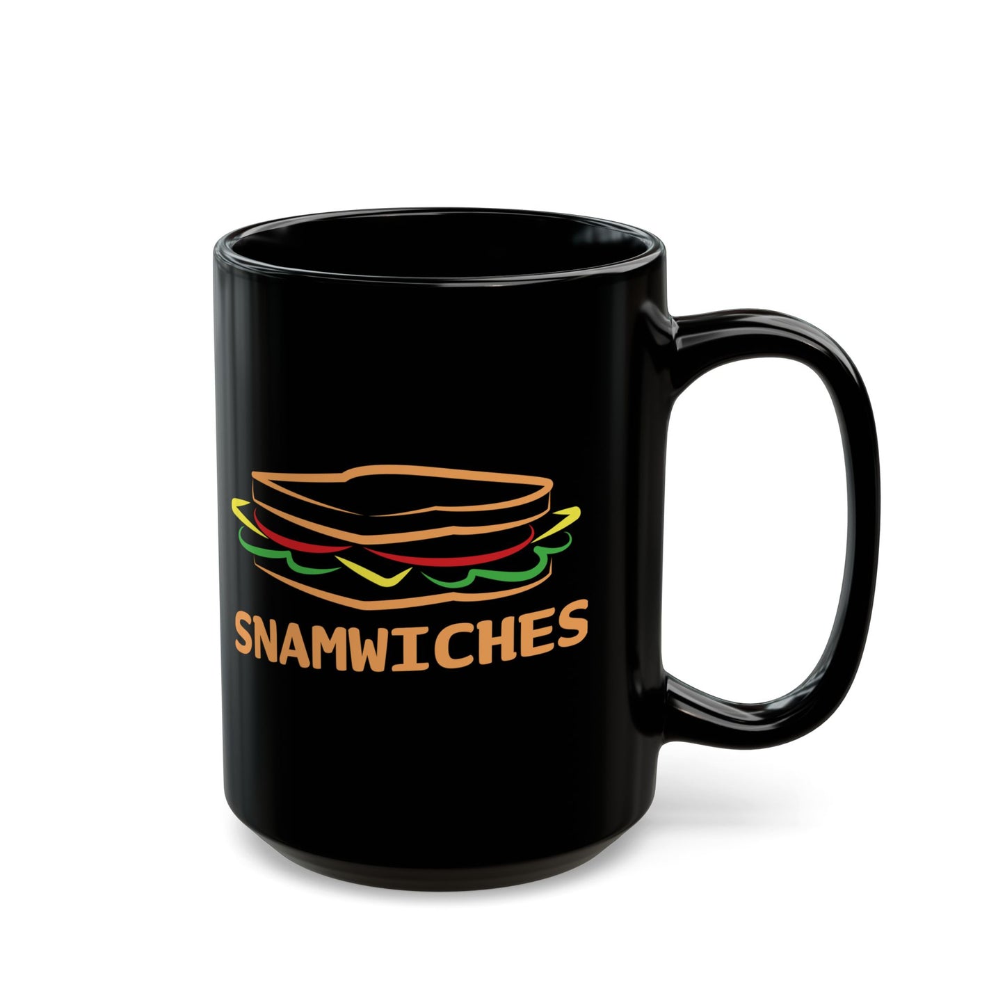 Snamwiches - Black Mug - Logo - TantrumCollectibles.com
