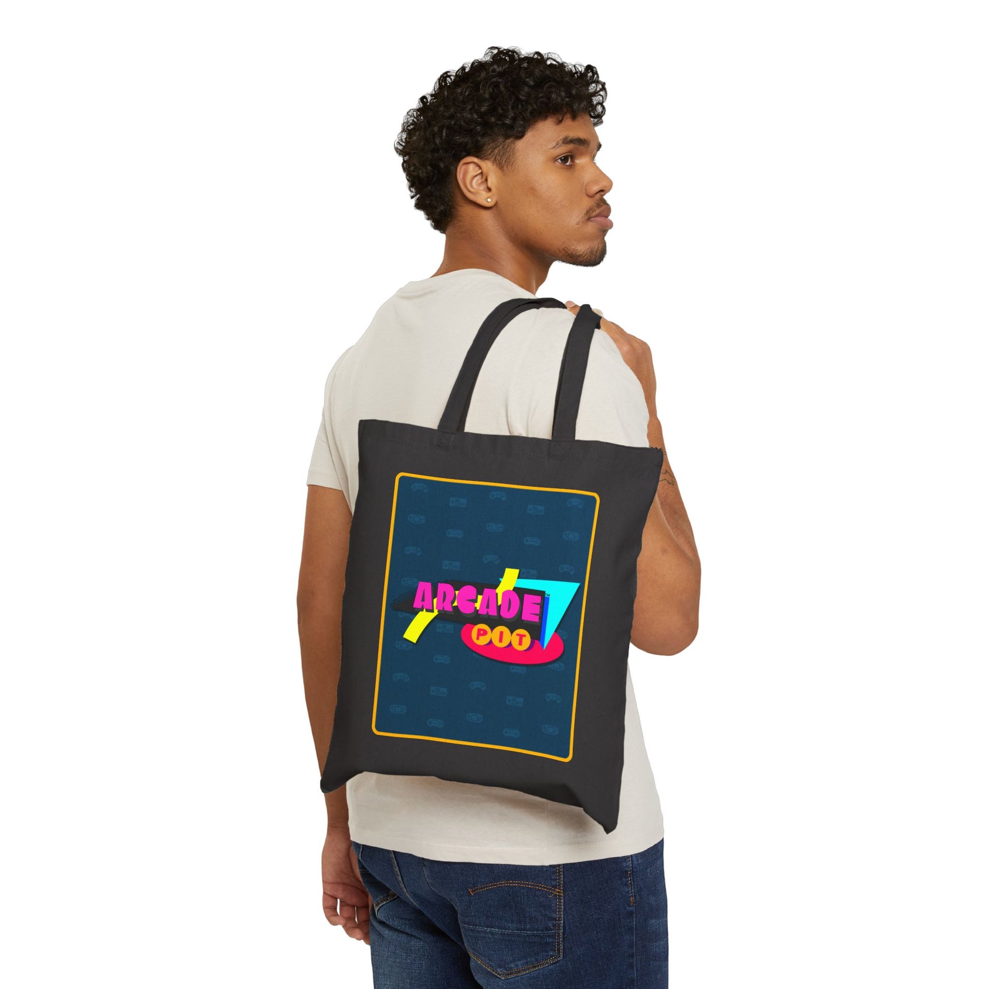 Smight - Cotton Canvas Tote Bag - Arcade Pit - TantrumCollectibles.com