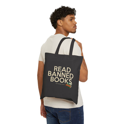 The Vintage Space - Cotton Canvas Tote Bag - Read Banned Books