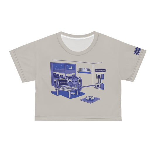 parkenharbor - Crop Tee - Purple Bedroom v.2 - TantrumCollectibles.com