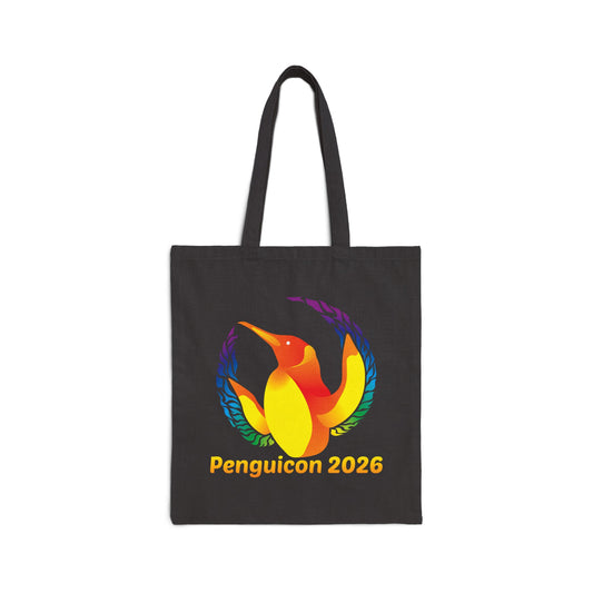 Penguicon - Cotton Canvas Tote Bag - Penguin Crest - TantrumCollectibles.com