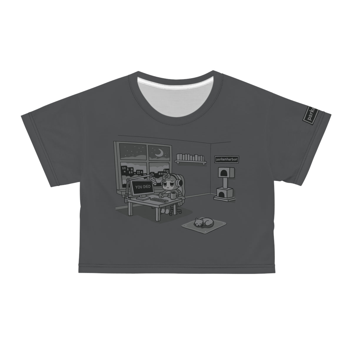 parkenharbor - Crop Tee - Grey Bedroom v.1 - TantrumCollectibles.com