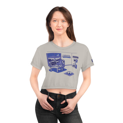 parkenharbor - Crop Tee - Purple Bedroom v.2 - TantrumCollectibles.com