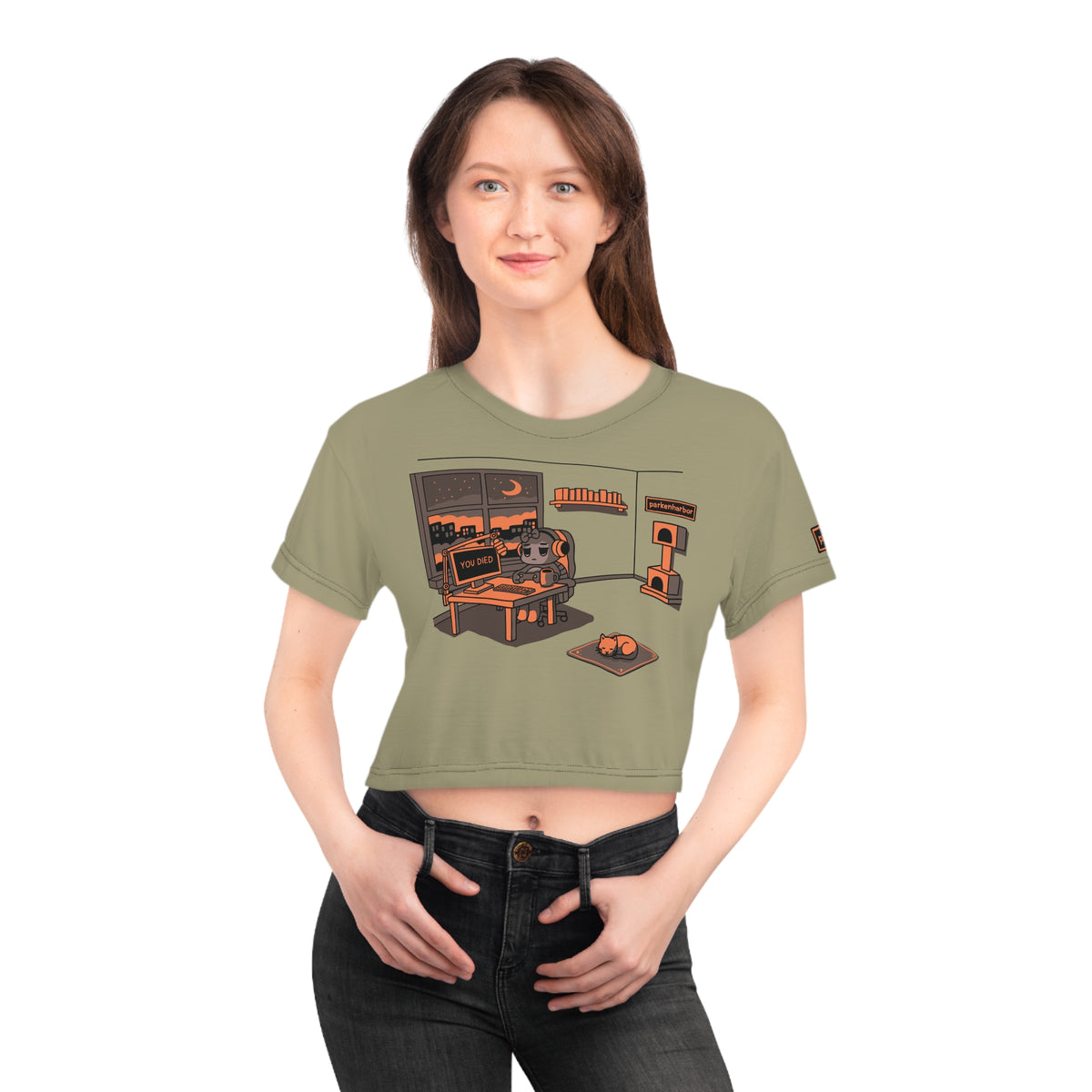 parkenharbor - Crop Tee - Orange Bedroom v.2 - TantrumCollectibles.com