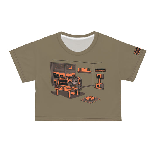 parkenharbor - Crop Tee - Orange Bedroom v.1 - TantrumCollectibles.com
