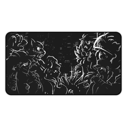 FGC Colosseum - Desk Mat - Ready... Fight! (Monochrome)
