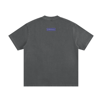 parkenharbor - Heavyweight Frayed Tee - Bedroom (Purple) - TantrumCollectibles.com