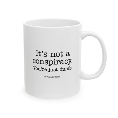 The Vintage Space - White Mug - Not a Conspiracy - TantrumCollectibles.com