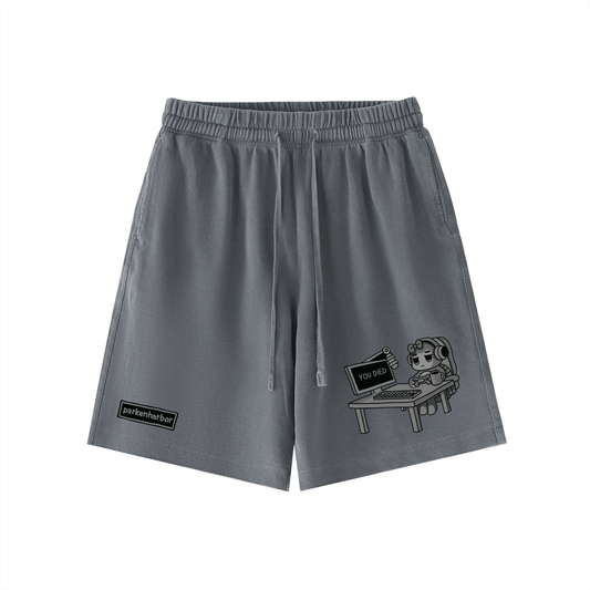 parkenharbor - Vintage Wash Shorts - Desk (Grey) - TantrumCollectibles.com