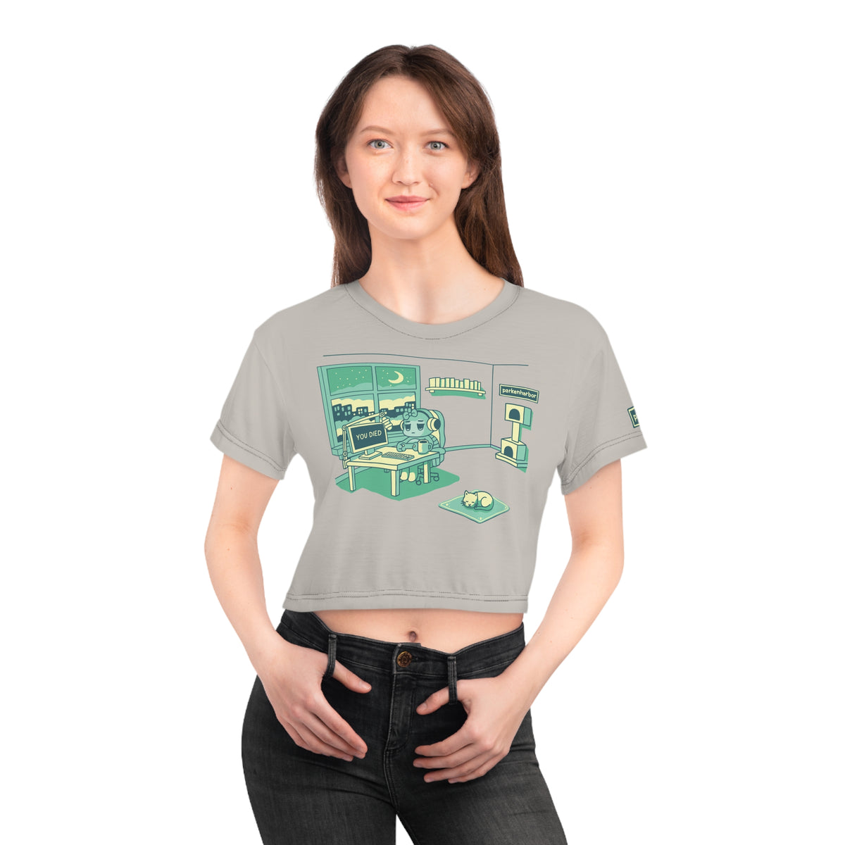 parkenharbor - Crop Tee - Green Bedroom v.1 - TantrumCollectibles.com