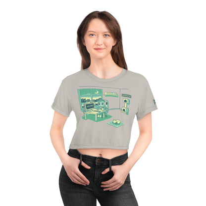 parkenharbor - Crop Tee - Green Bedroom v.1 - TantrumCollectibles.com
