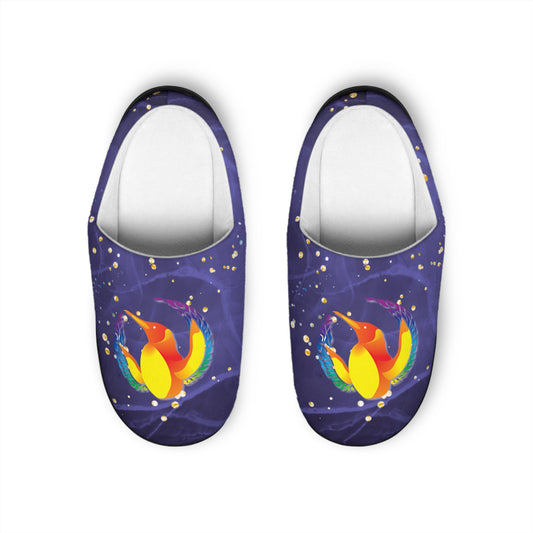 Penguicon - Men's Indoor Slippers - Galaxy Penguin (Exclusive Item) - TantrumCollectibles.com