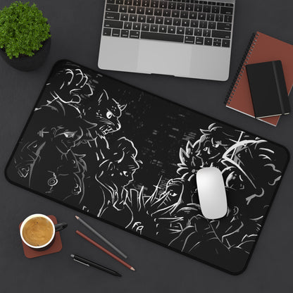 FGC Colosseum - Desk Mat - Ready... Fight! (Monochrome)