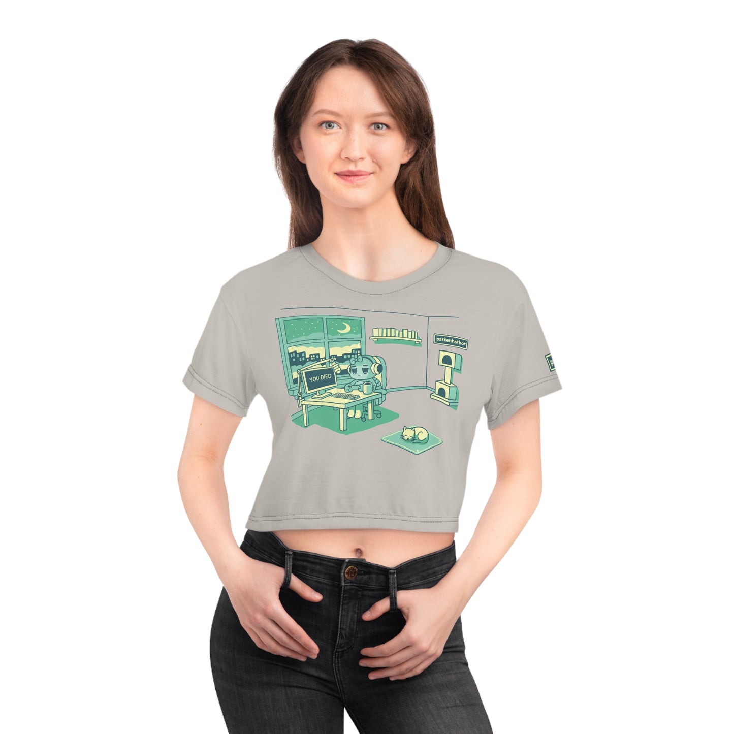 parkenharbor - Crop Tee - Green Bedroom v.1 - TantrumCollectibles.com