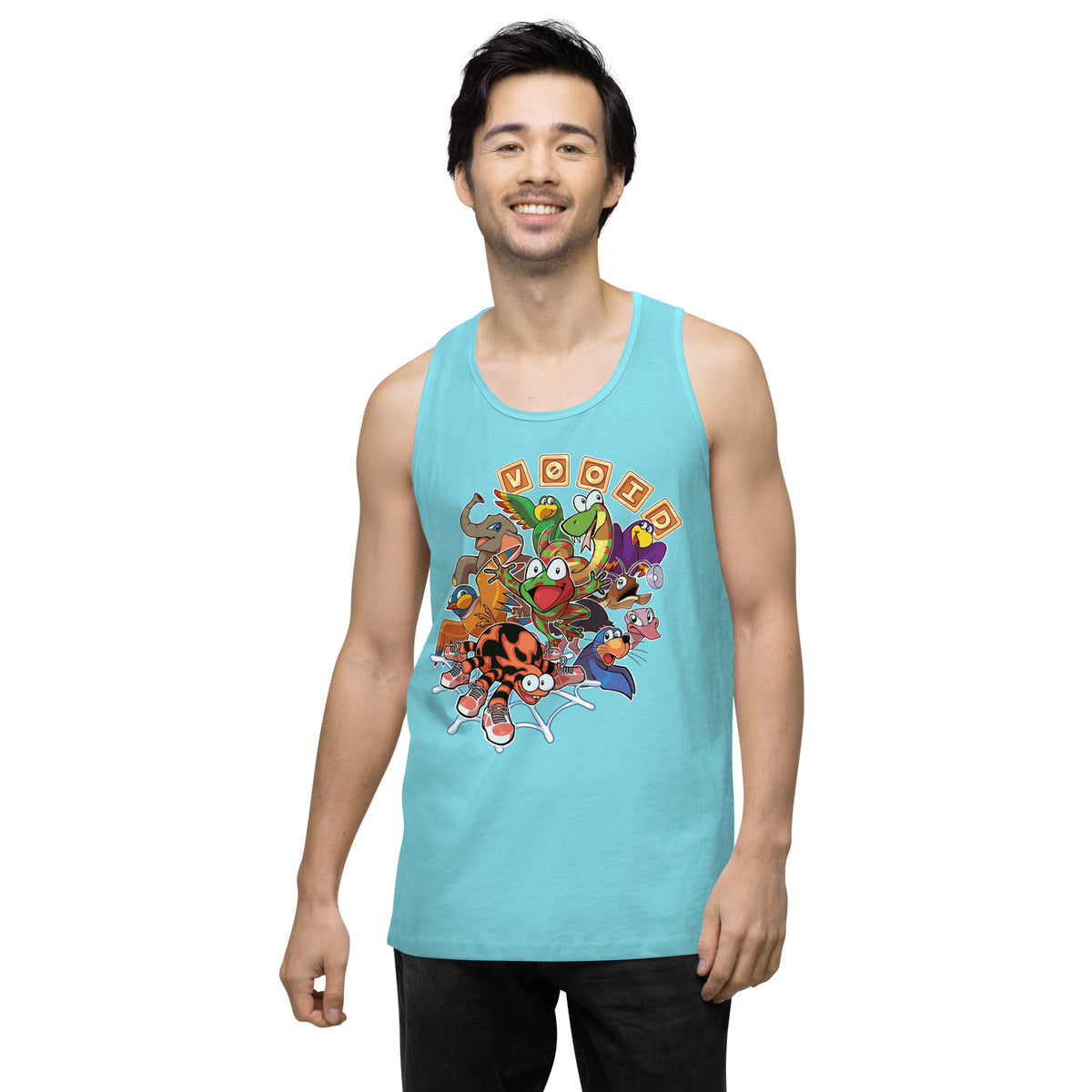 V0oid - Men’s Premium Tank Top - Animal Friends