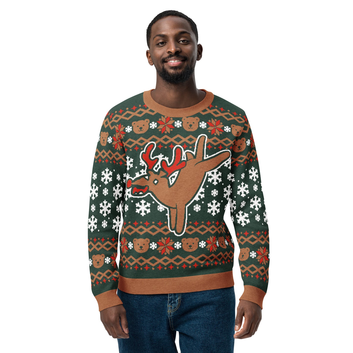 Burr - Knitted Holiday Sweater - Hyuck-deer