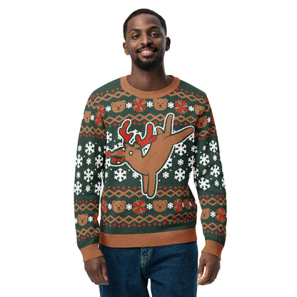 Burr - Knitted Holiday Sweater - Hyuck-deer