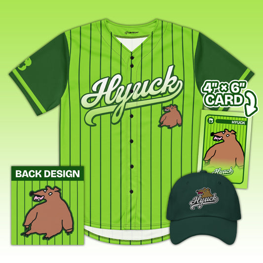 Burr - Green Baseball Bundle (w/ Dad Hat)