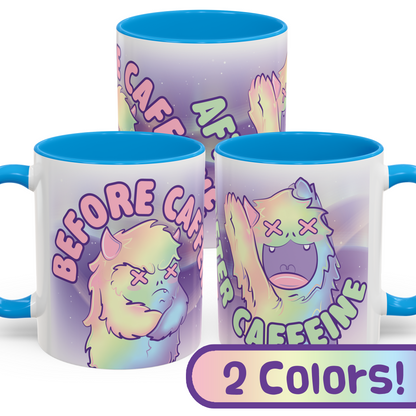 ThePastelYeti - Colorful Mugs - Caffeine
