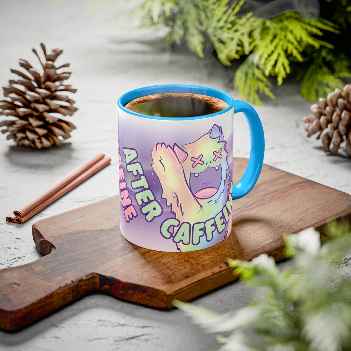 ThePastelYeti - Colorful Mugs - Caffeine