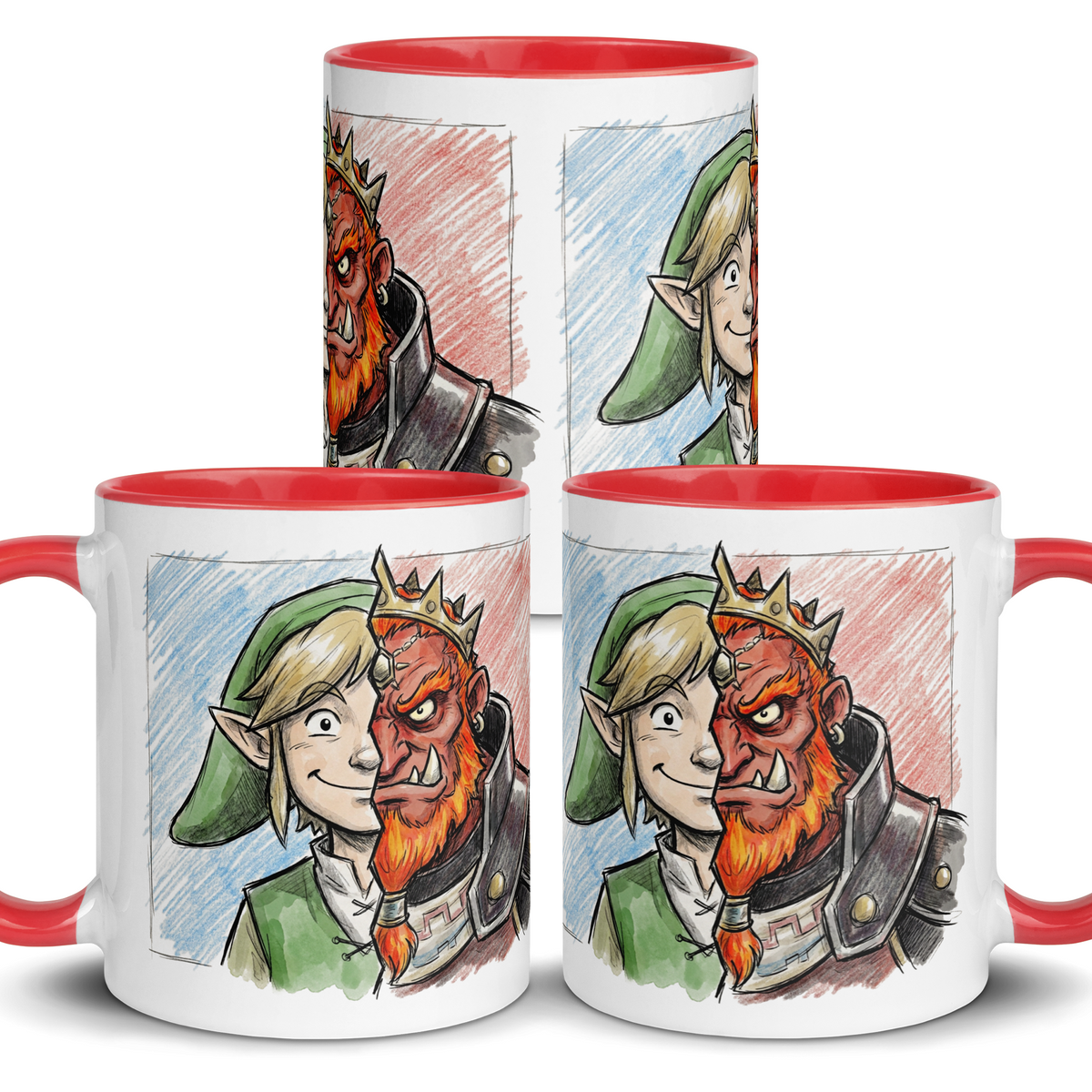 ZeldaSpeedRuns - Mug with Color Inside - Duality