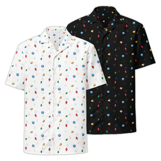 Emidivergent - Unisex Button Shirt - Gem Assortment