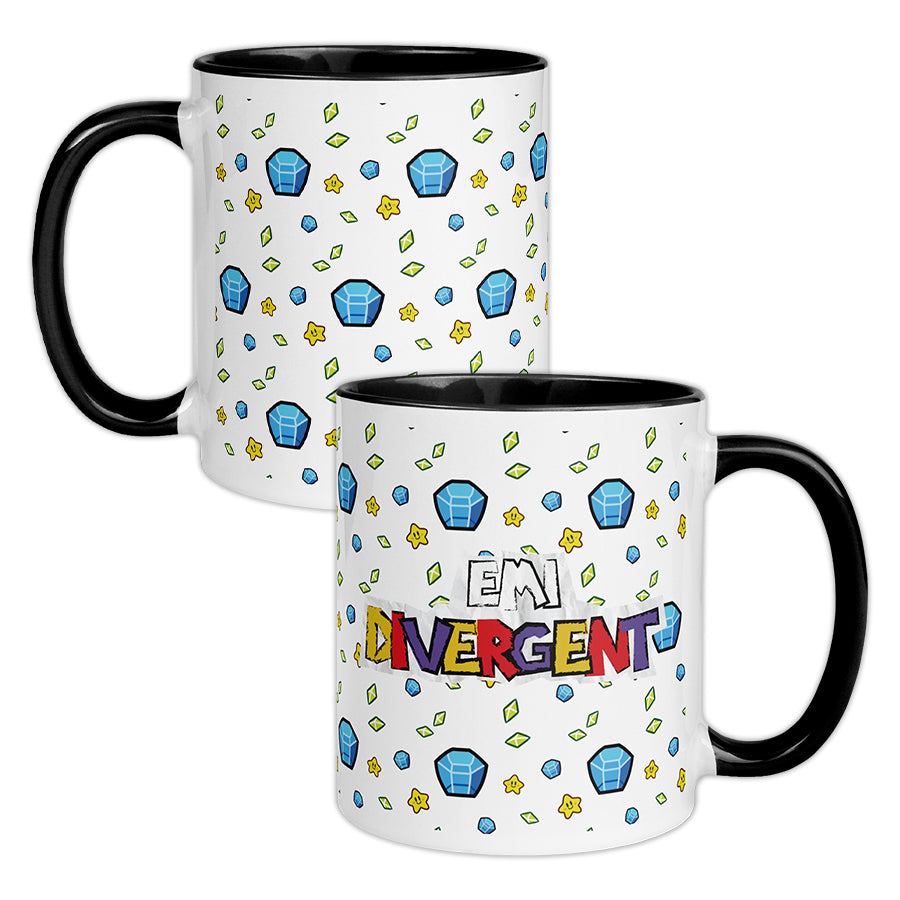 Emidivergent - Colored Mug - Paper Emi - TantrumCollectibles.com