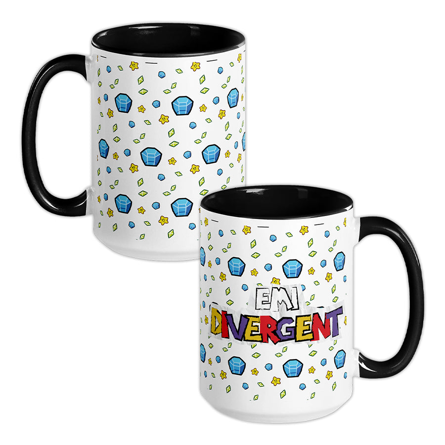 Emidivergent - Colored Mug - Paper Emi