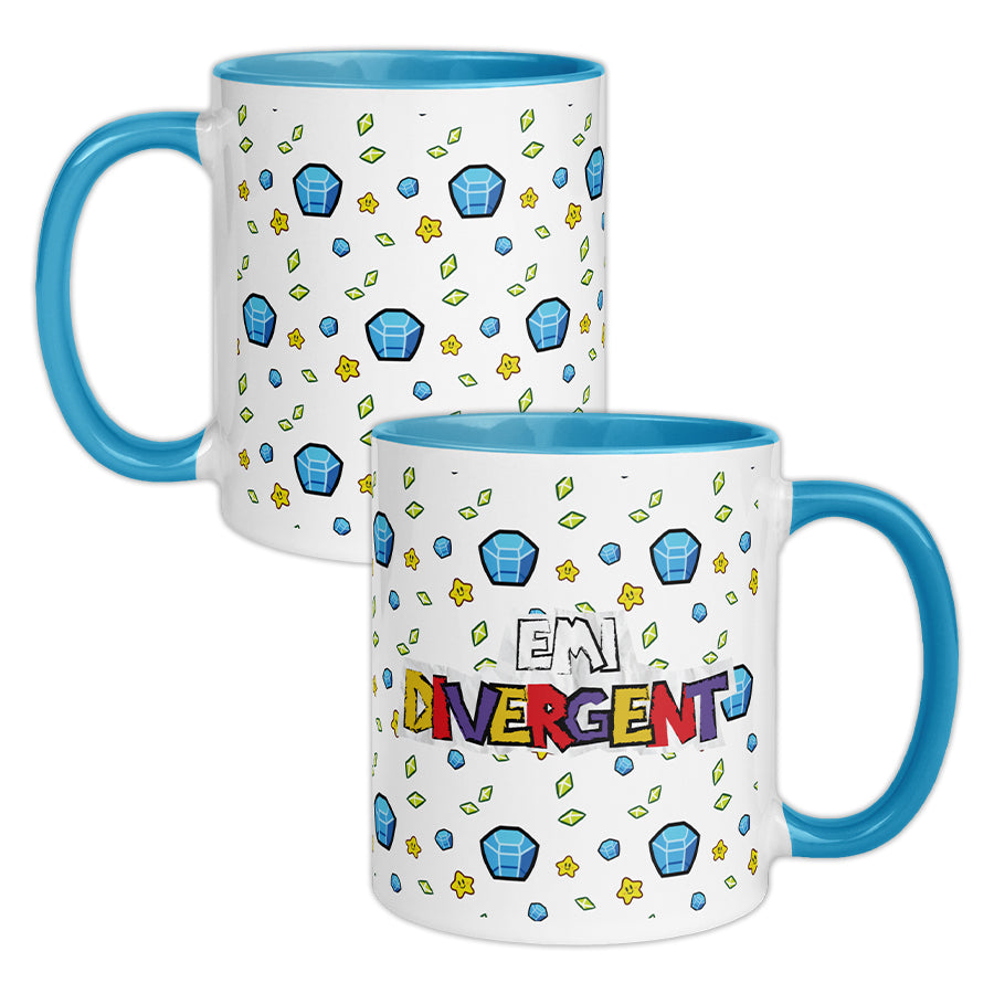 Emidivergent - Colored Mug - Paper Emi - TantrumCollectibles.com