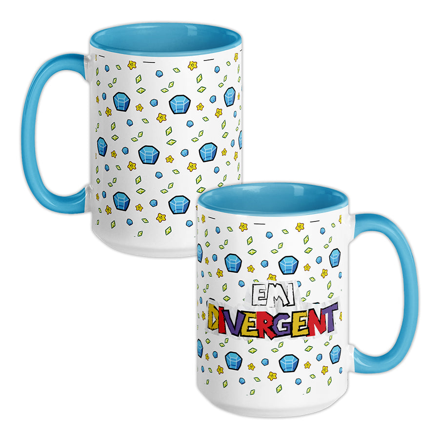 Emidivergent - Colored Mug - Paper Emi - TantrumCollectibles.com