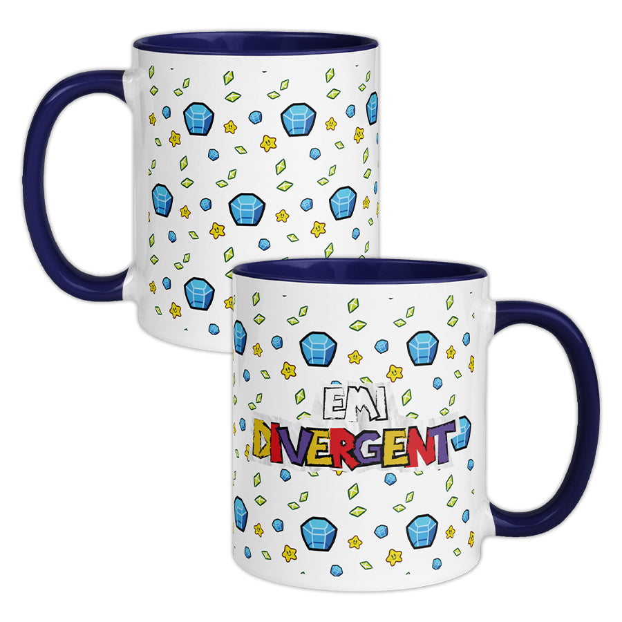 Emidivergent - Colored Mug - Paper Emi - TantrumCollectibles.com