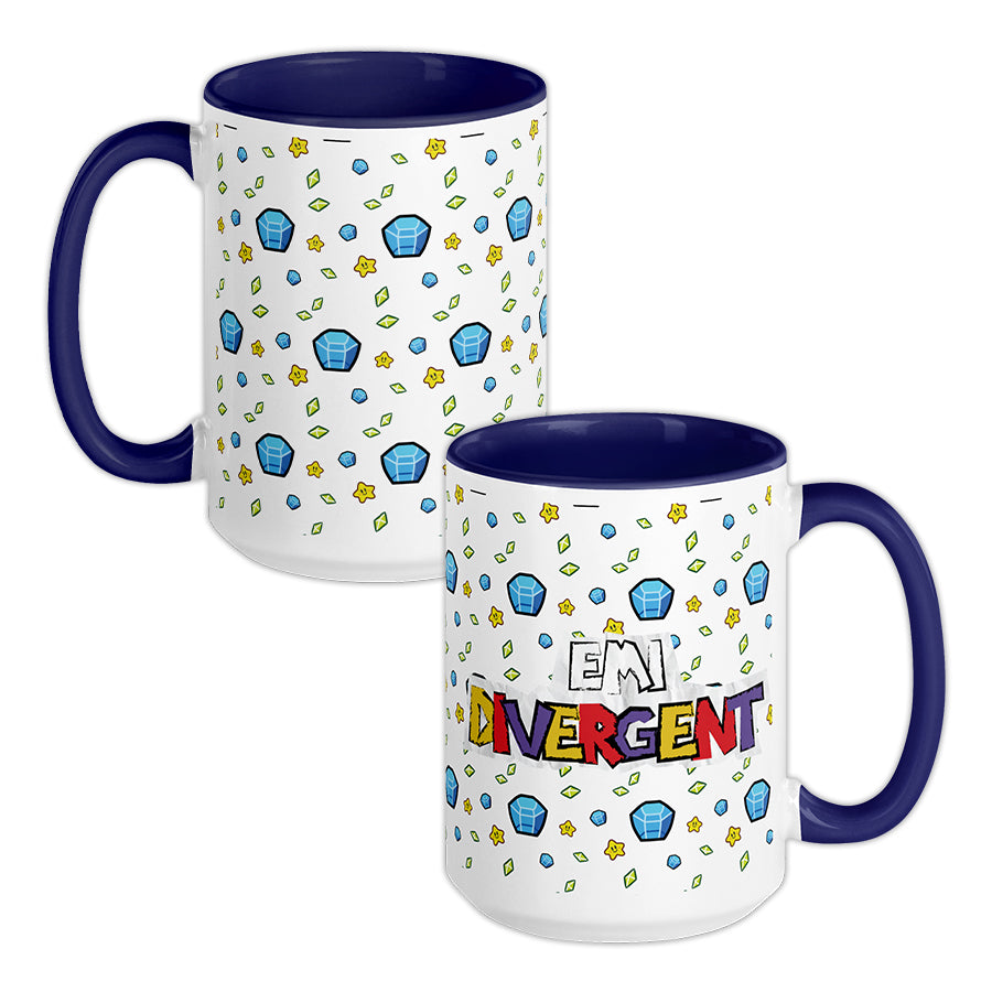 Emidivergent - Colored Mug - Paper Emi - TantrumCollectibles.com