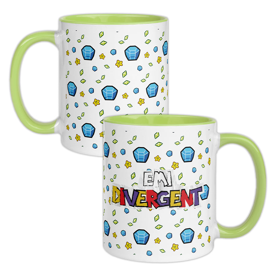 Emidivergent - Colored Mug - Paper Emi - TantrumCollectibles.com