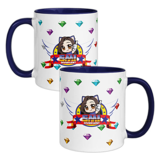 Emidivergent - Colored Mug - Super Emi - TantrumCollectibles.com