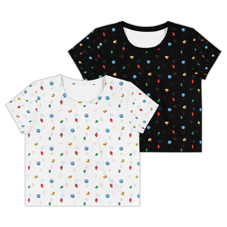 Emidivergent - Crop Tee - Gem Assortment