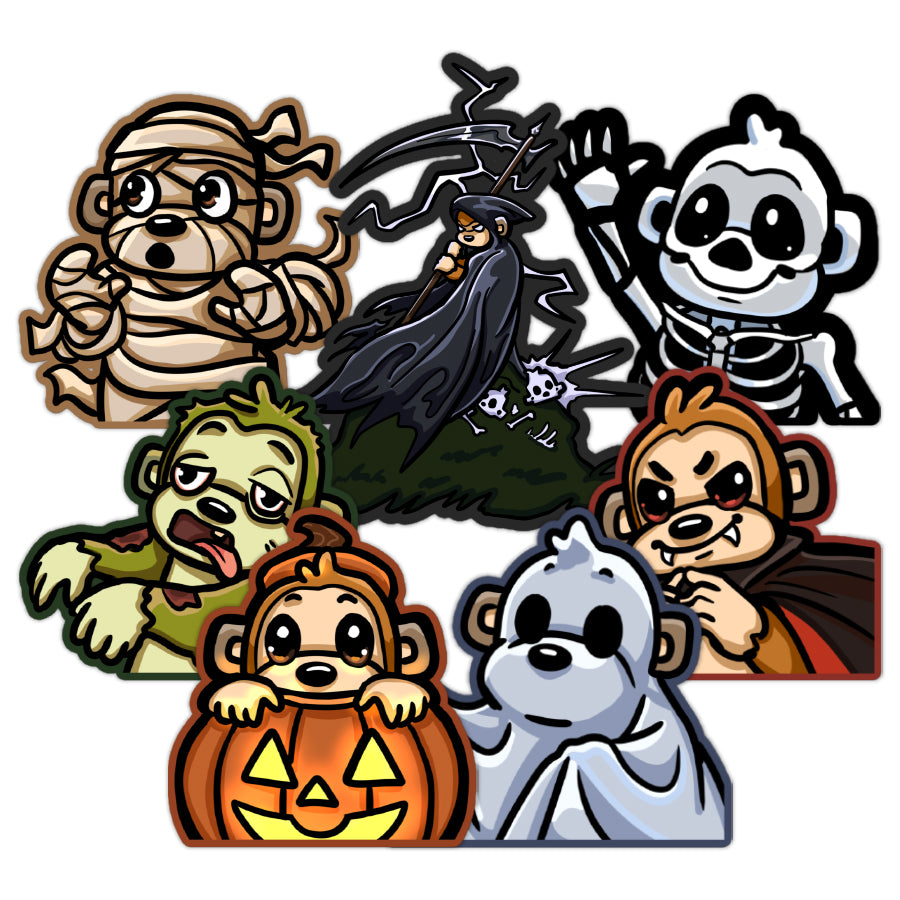 Fcoughlin - Bubble-Free Stickers - Halloween - TantrumCollectibles.com