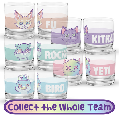 ThePastelYeti - Rocks Glass - Team Yeti