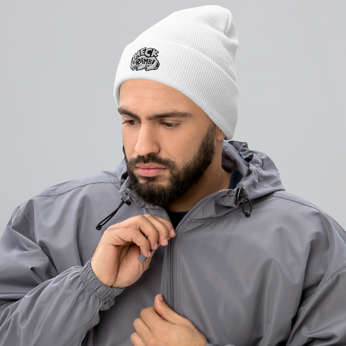 V0oid - Embroidered Cuffed Beanie - Heck Rambi