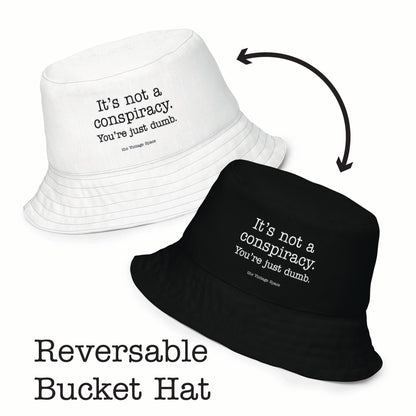The Vintage Space - Reversible Bucket Hat - Not a Conspiracy - TantrumCollectibles.com
